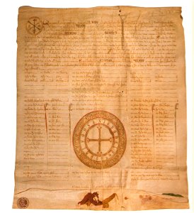 Privilegio rodado de Alfonso X concediendo una huerta al monasterio de San Clemente de Córdoba (11-1-1261)