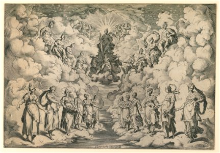 Print, The Harmony of Spheres, 1589 (CH 18100047)