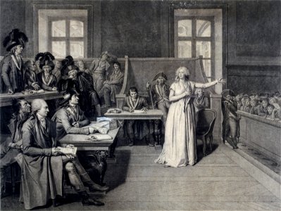 Procès de Marie-Antoinette le 15 octobre 1793