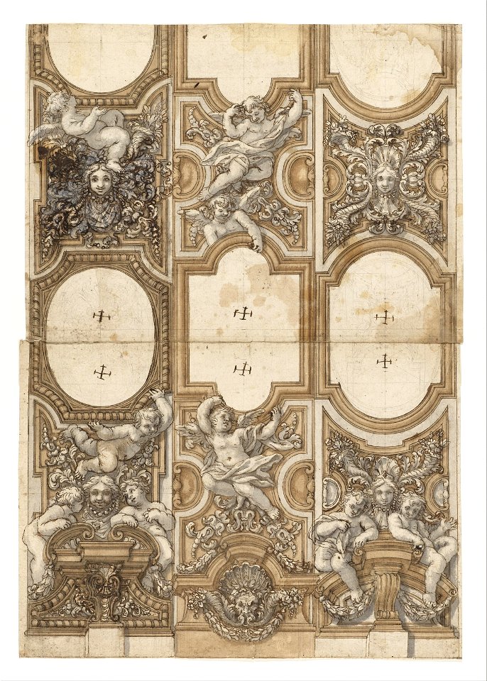 Project for Schulpured Decorations of Ceiling - Google Art Project