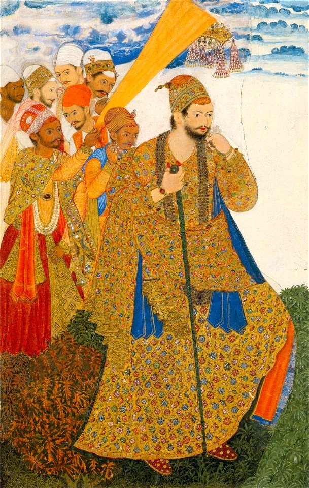 Procession of Sultan Ibrahim 'Adil Shah II ca 1595 Private coll