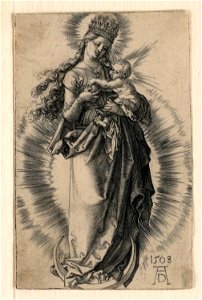 Print, The Virgin with the Starry Crown, 1508 (CH 18384591-2)