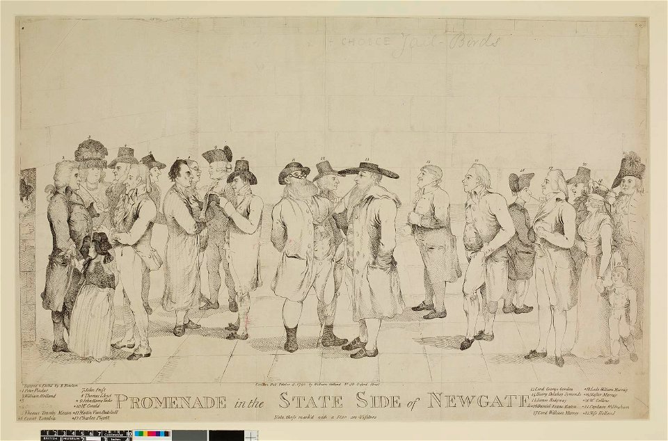 Promenade in the State Side of Newgate (BM 1867,0309.777)