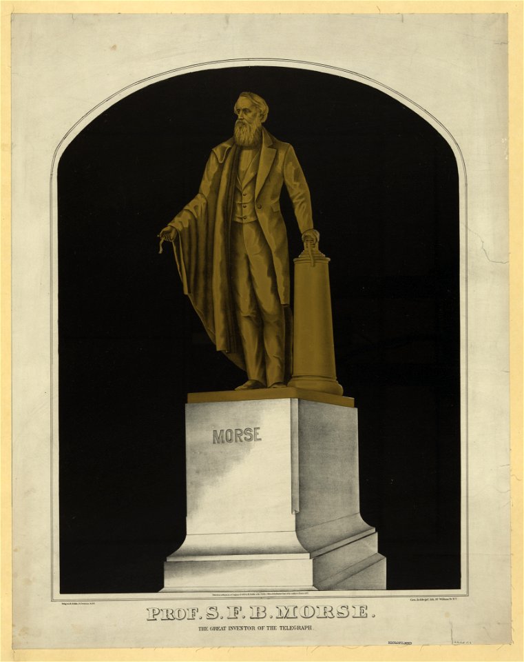 Prof. S.F.B. Morse. The great inventor of the telegraph LCCN2003674300