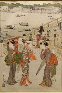 Promenade women Ryogoku Bridge Guimet MA2374 n02