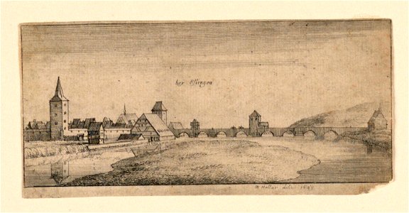 Print, View of Esslingen and its, 1663–65 (CH 18304277)