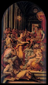 Prospero Fontana - The Dispute of Saint Catherine - Google Art Project