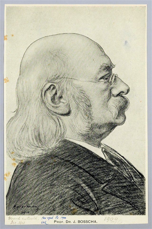 Prof. Dr. J. Bosscha door Hendrik Haverman, 1900