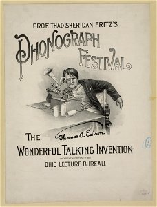Prof. Thad Sheridan Fritz's phonograph festival LCCN2003688065