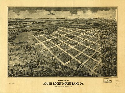 Property of the South Rocky Mount Land Co. at South Rocky Mount, N.C. LOC gm71005351