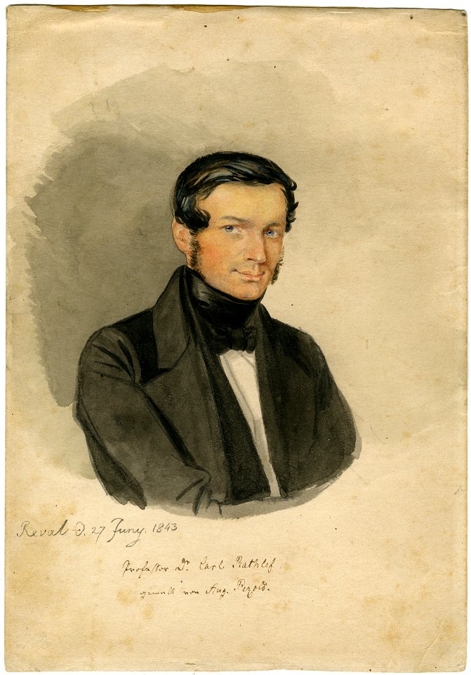 Prof. dr. Carl Rathlef, August Georg Wilhelm Pezold, AM 9509 G 996