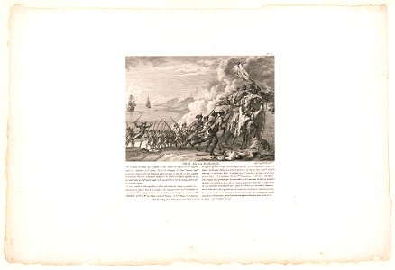 Prise de la Dominique - gravé par Godefroy de l'Academie Imple. et Royale de Vienne etc. LCCN2017658510