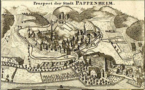 Prospect der Stadt Pappenheim