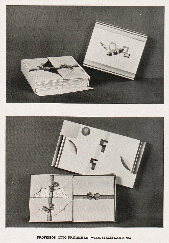 Professor Otto Prutscher-Wien - Briefkartons