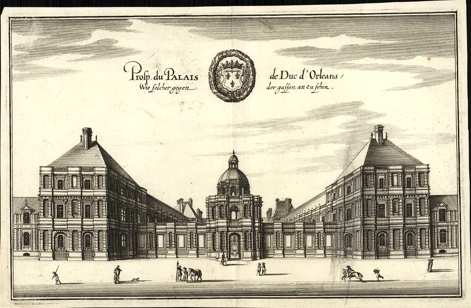Prosp. du Palais de Duc d'Orleans, objectnr A 57338