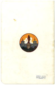 Programa fiestas S. Pedro y S. Pablo 1926, back cover by Mariano Pedrero