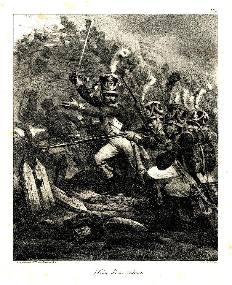 Prise d'une redoute (BM 1880,0508.226)