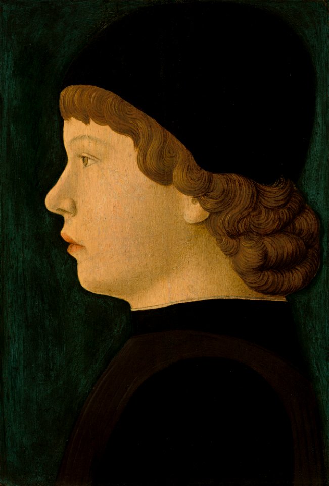 Profile Portrait of a Boy A28049
