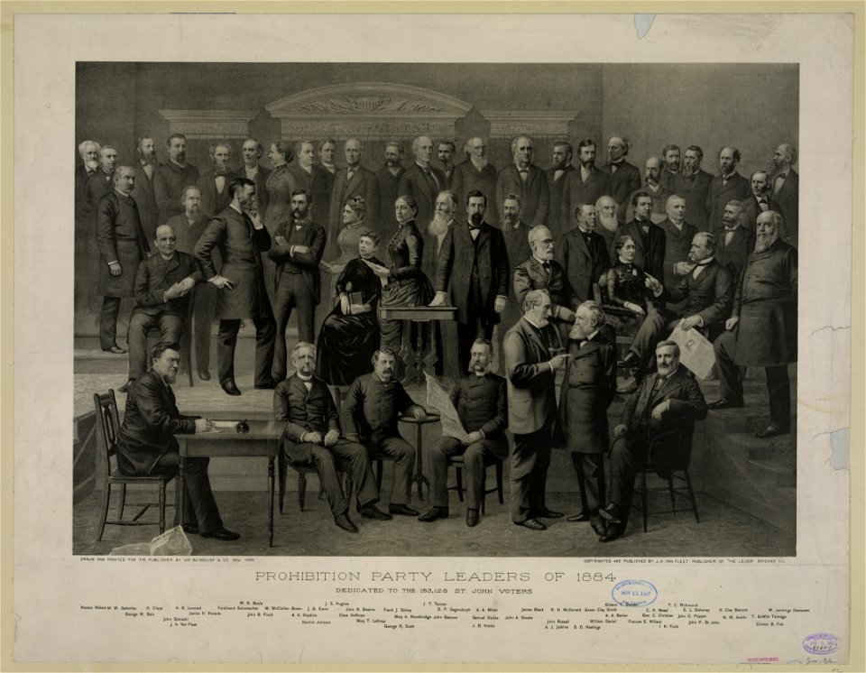 Prohibition party leaders of 1884 LCCN2003680095