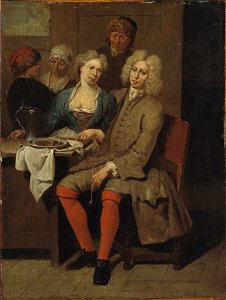 Private Meal (Jan Baptiste Lambrecht) - Nationalmuseum - 17499