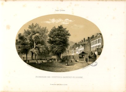 Promenade des Coustous, à Bagnères-de-Bigorre (Hautes-Pyrénées) - Fonds Ancely - B315556101 A GORSE 1 011