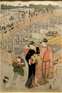Promenade women Ryogoku Bridge Guimet MA2374 n03