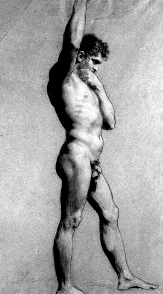 Prud'hon, Pierre-Paul (1758-1823) - Nudo accademico - 09