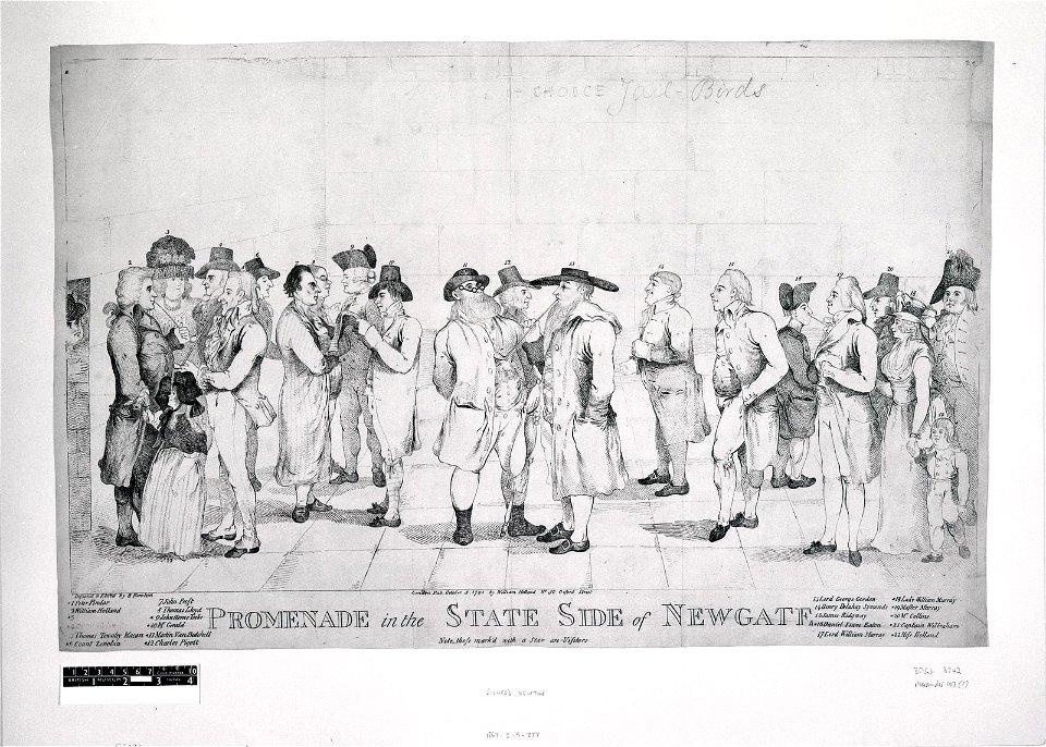 Promenade in the State Side of Newgate (BM 1867,0309.777 1)