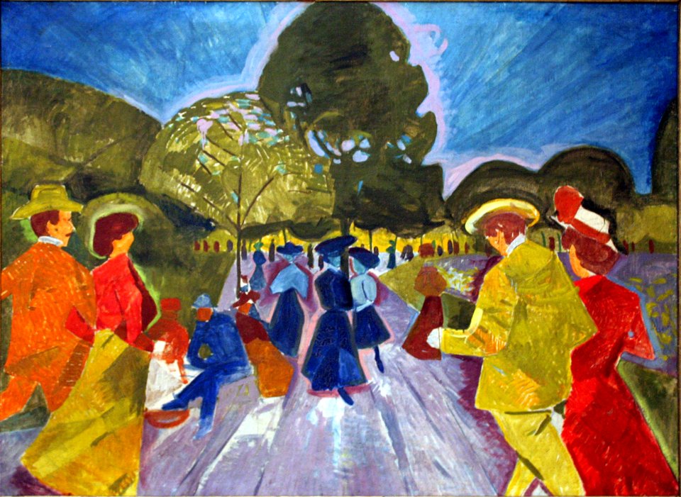 Promenade in the Rieger gardens