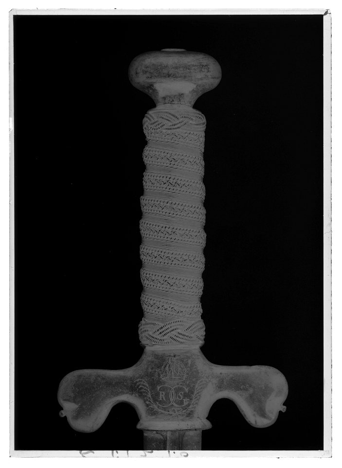 Promenadvärja, Frankrike , 1650-talets slut - Livrustkammaren - 61398-negative