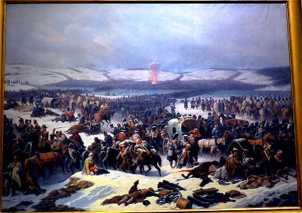 Przejście armii Napoleona przez Berezynę, 1866
