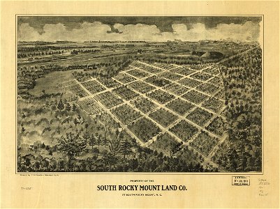 Property of the South Rocky Mount Land Co. at South Rocky Mount, N.C. LOC gm71005351