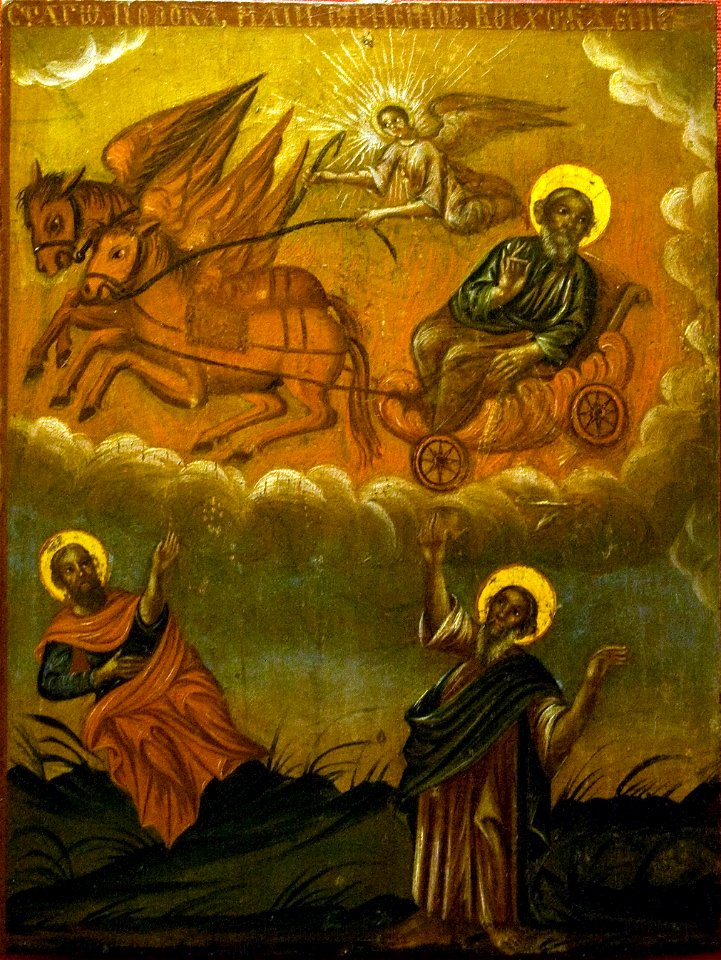 Prophet Elijah, Serbian painter, 18th c