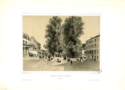 Promenade des Coustous, à Bagnères (19) - Fonds Ancely - B315556101 A AUBRUN 2 011