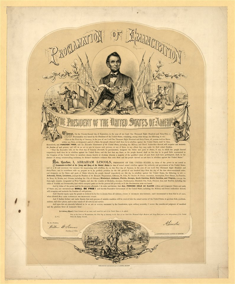 Proclamation of emancipation LCCN2003671755