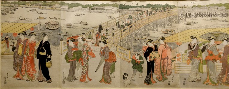 Promenade women Ryogoku Bridge Guimet MA2374 n08