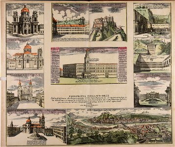 Prospectus Elegantiores Splendidissimae Archiepiscopatis Urbis Salisburgensis - CBT 6635621