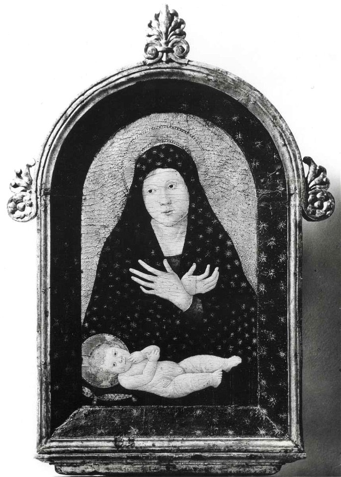 Pseudo Pier Francesco Fiorentino, Madonna in adorazione del Bambino, 110156