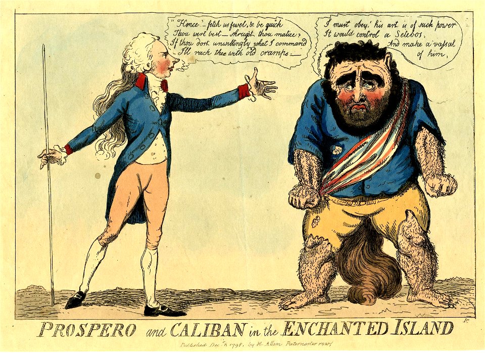 Prospero and Caliban in the enchanted island (BM 1868,0808.6797)