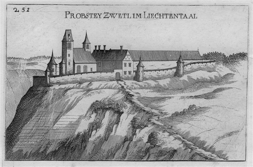 Propstei Zwettl um 1672
