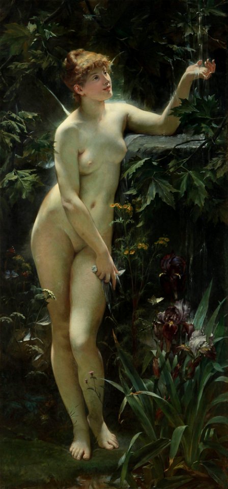 Psiquis en la fuente - Alexis-Joseph Mazerolle