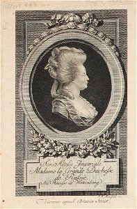 Profile portrait of Maria Fedorovna 02