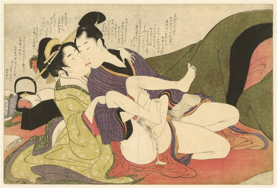Prostituee kussend met jonge man-Rijksmuseum RP-P-2006-269