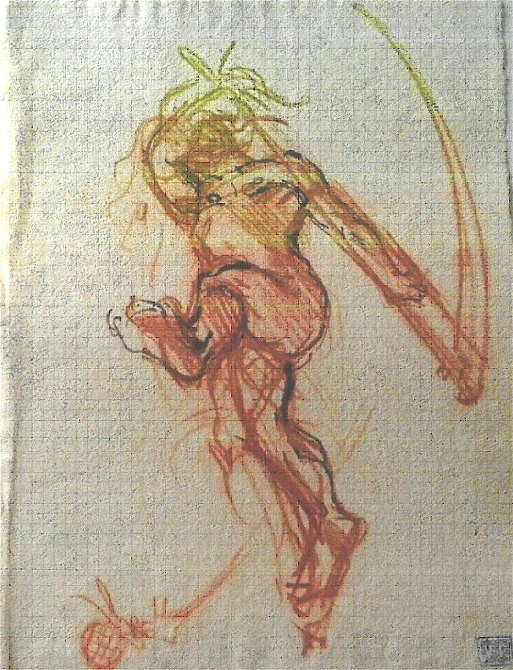 Prouvé, Homme fauchant
