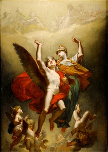 Prud'hon minerve genie des arts immortalité tableau