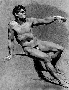 Prud'hon, Pierre-Paul (1758-1823) - Nudo accademico - 02