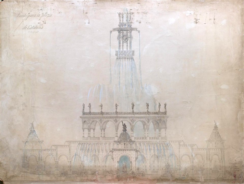 Proyecto fuente, Gaudí
