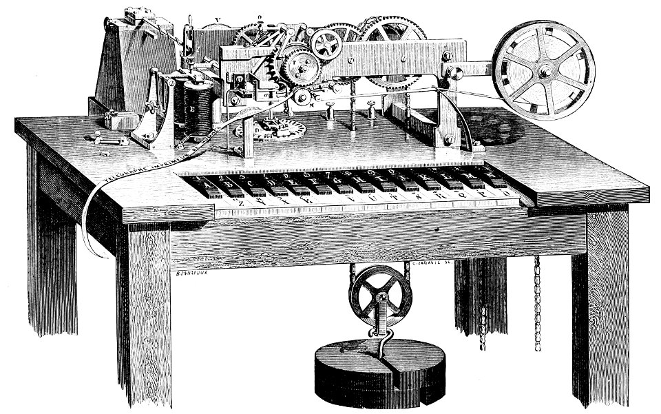 PSM V03 D427 Hughes printing telegraph
