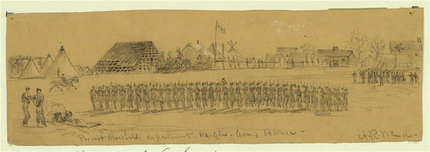 Provost Marshals department. Hd. qtrs. Army Potomac LCCN2004660882