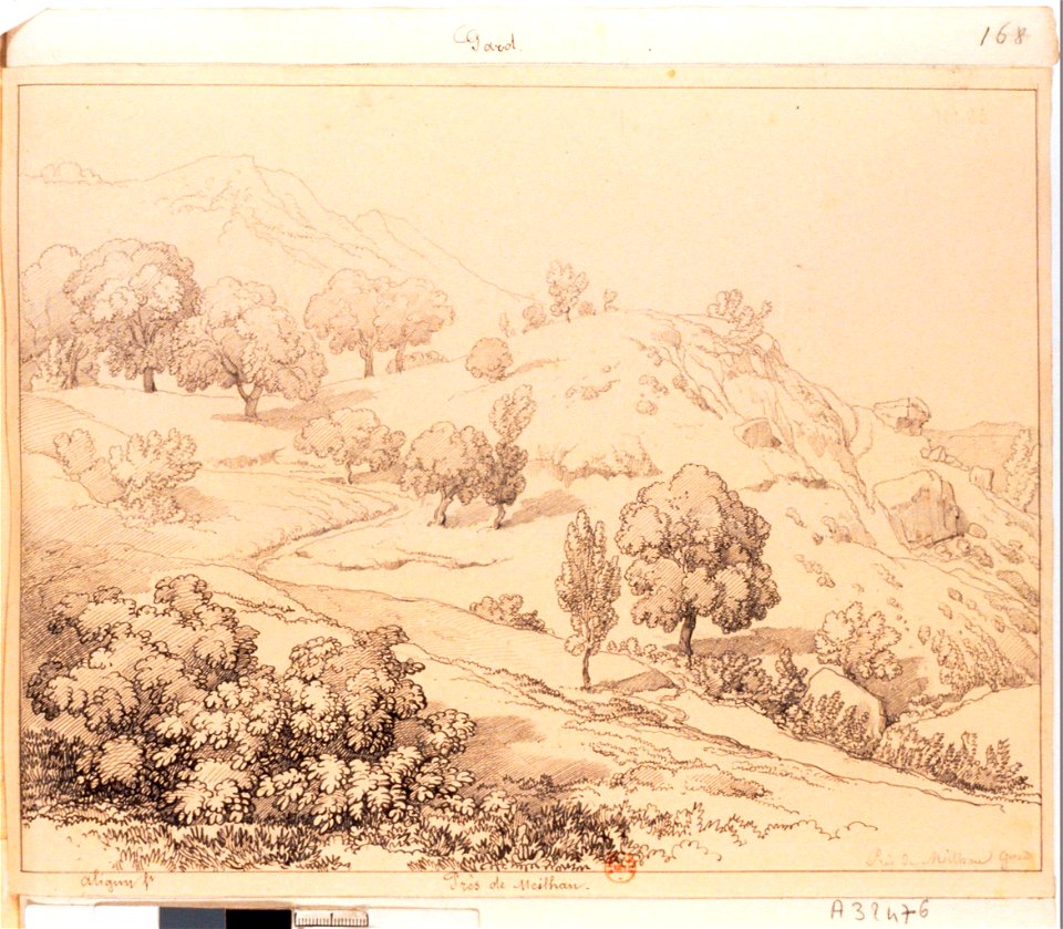 Près de Milhau. Gard (Claude-Félix-Théodore d'Aligny)